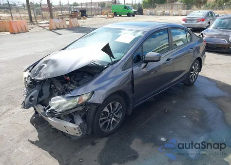 2014 Honda Civic Ex z USA, uszkodzony, nr VIN 19XFB2F80EE246719